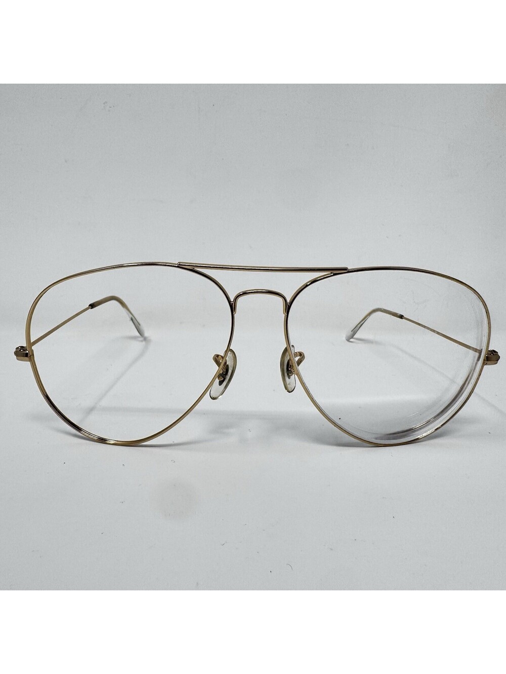 Vintage Ray-Ban RB3026 L2846 Aviator Large Metal II Gold Frames Only 62-14